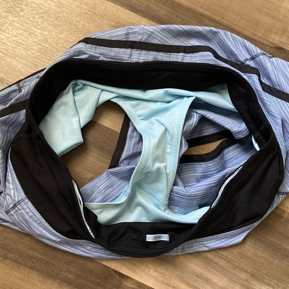 [Lululemon] Turbo Run Short Twisted Stripe Caspian Blue 6 - Picture 7 of 10